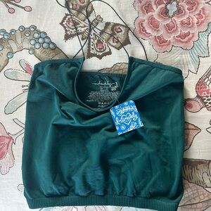 NWT Emerald Green Free People Bra Top
